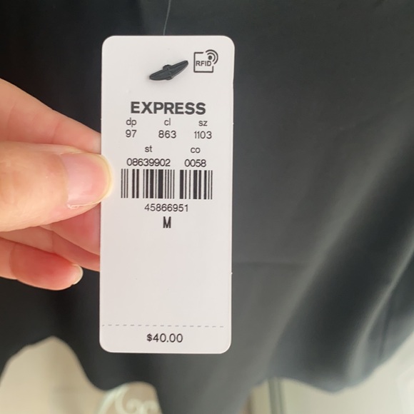 NWT! EXPRESS Satin V-Neck Downtown Cami - Picture 7 of 8